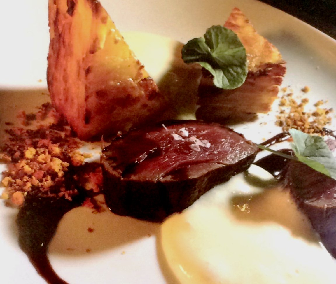 filé curado com mil folhas de mandioca